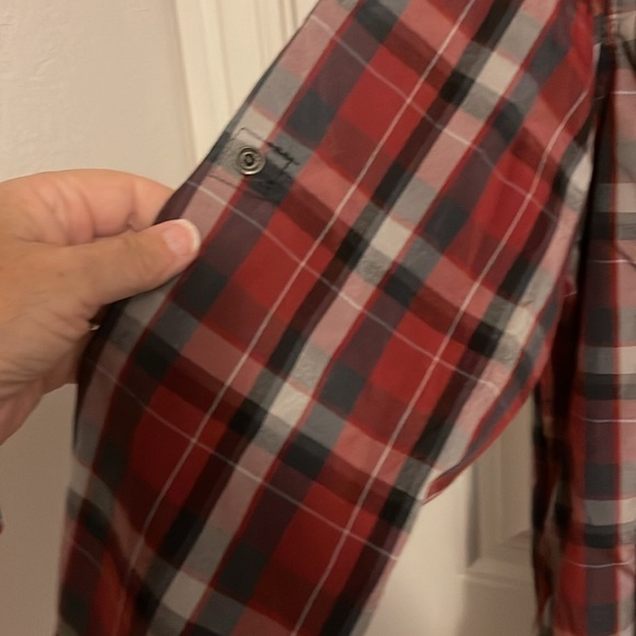 I Jeans by Buffalo. men’s XL LONG & short sleeve western button up shirt Shacket - Picture 11 of 12